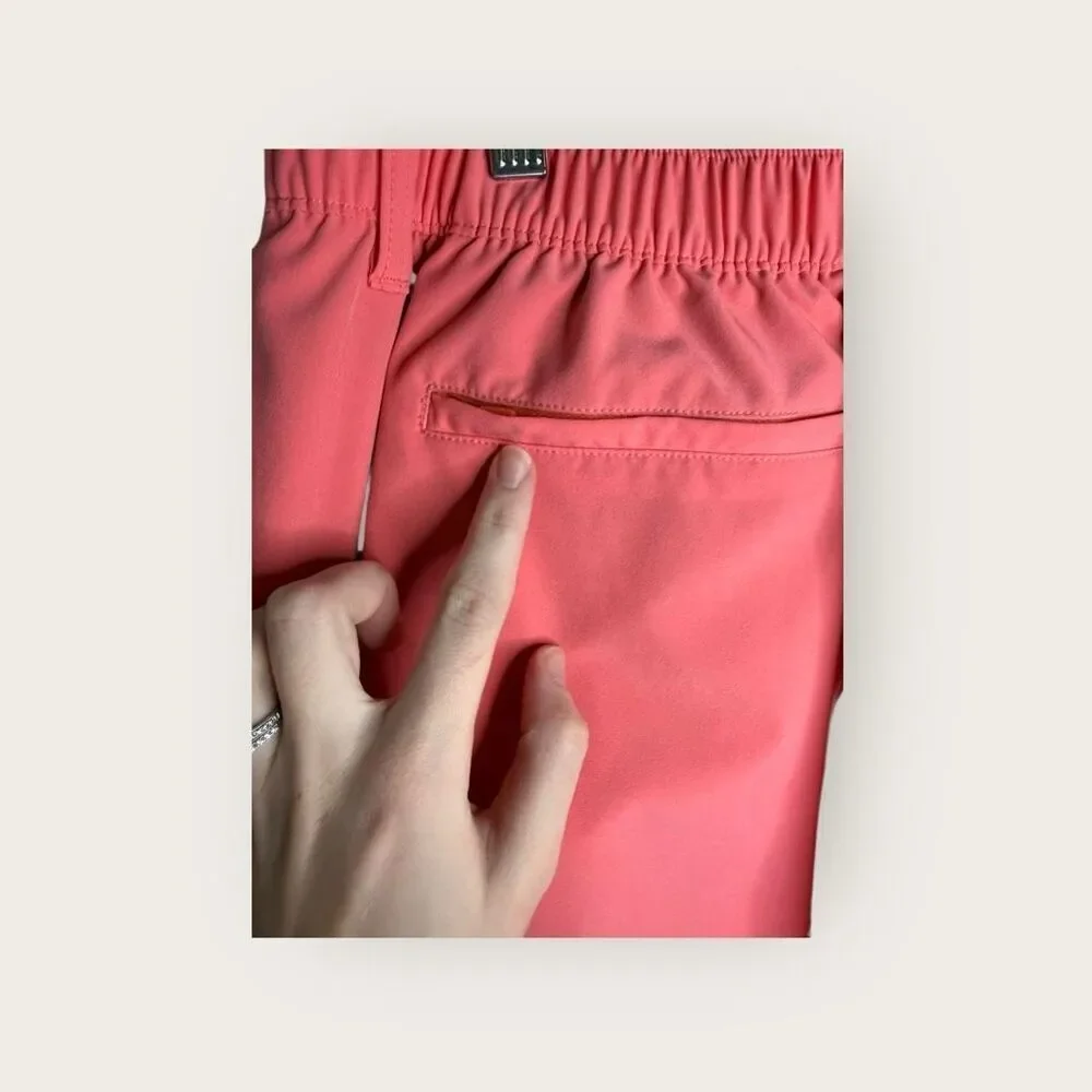 Chubbies Everywear Performance Short The New Englands Vintage Washed Coral 6” Si
